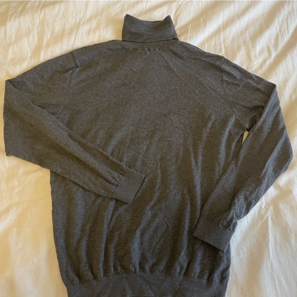 Massimo Dutti Charcoal Knit Top